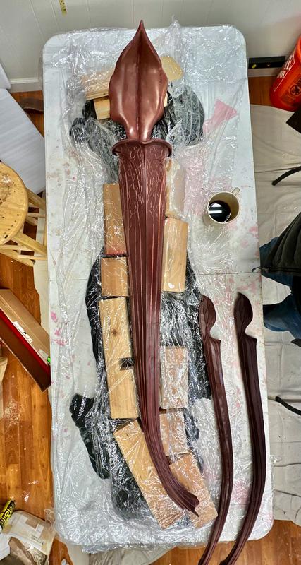 pitcher plant sections just before mold making begins