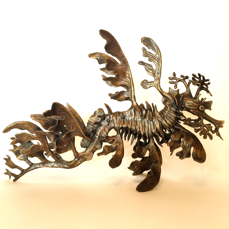 <img src="http://leafy sea dragon sculpture_n.jpg" alt="bronze seahorse">
