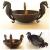 'Crete' 
Bronze leafy seahorse vessel dimensions:  
5.5" H x 10.5" W x 8" D 
​
   
​